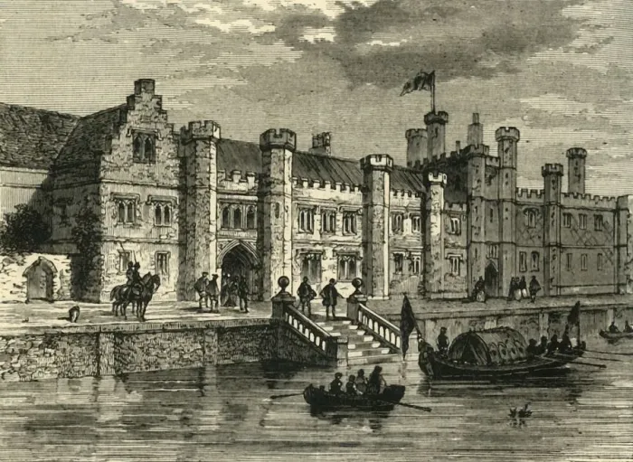 Framed Print : Old Palace of Greenwich, in 1630, (c1878). Creator: Unknown Framed Print : Old Palace of Greenwich, in 1630, (c1878). Creator: Unknown