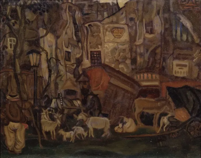 Framed Print : Old Paris, 1913. Artist: Grigoriev, Boris Dmitryevich (1886-1939) Framed Print : Old Paris, 1913. Artist: Grigoriev, Boris Dmitryevich (1886-1939)