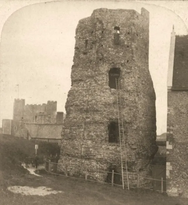 Framed Print : The Old Pharos of Dover, Roman Lighthouse, England, 1900 Framed Print : The Old Pharos of Dover, Roman Lighthouse, England, 1900