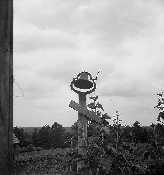 The old plantation bell, Greene County, Georgia, 1937. Creator: Dorothea Lange