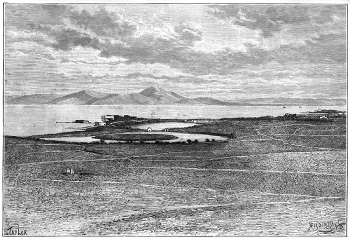Framed Print : Old ports of Carthage, Tunisia, c1890. Artist: Hildibrand Framed Print : Old ports of Carthage, Tunisia, c1890. Artist: Hildibrand