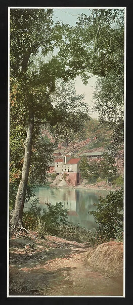 Old mill on the Potomac River, Maryland, c1899. Creator: William H. Jackson