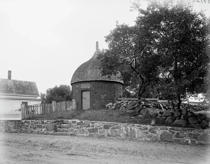 Framed Print : Old Powder House, Marblehead, between 1900 and 1906. Creator: Unknown Framed Print : Old Powder House, Marblehead, between 1900 and 1906. Creator: Unknown