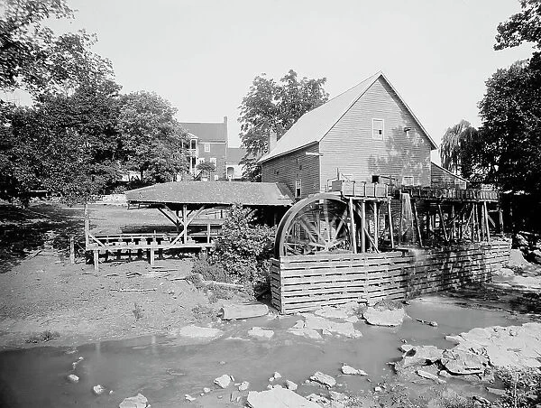 The Old red mill, Cedar Creek, Natural Bridge, Va. between 1900 and 1920. Creator: Unknown