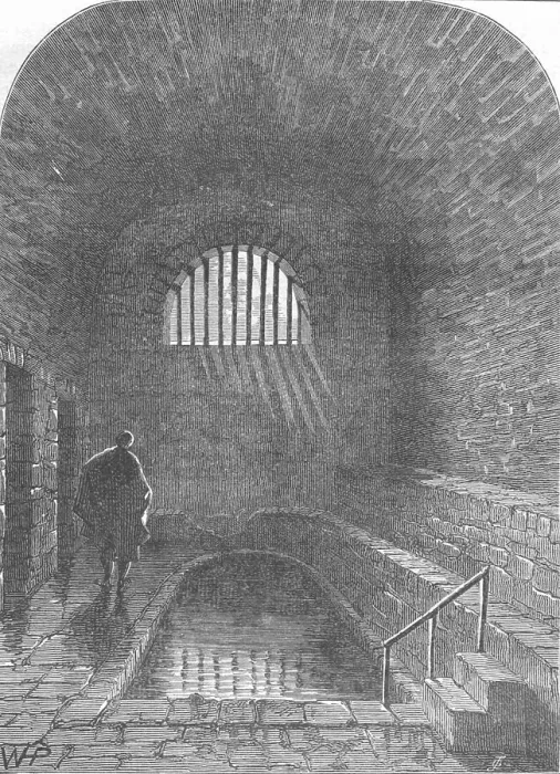 Framed Print : Old Roman Bath, Strand Lane, 1897 Framed Print : Old Roman Bath, Strand Lane, 1897