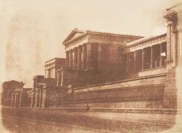 Framed Print : Old Royal High School, Calton Hill, Edinburgh, 1843-47. Creators: David Octavius Hill Framed Print : Old Royal High School, Calton Hill, Edinburgh, 1843-47. Creators: David Octavius Hill