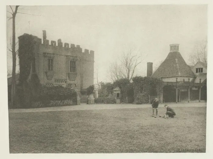 Framed Print : The Old Rye House, 1880s. Creator: Peter Henry Emerson Framed Print : The Old Rye House, 1880s. Creator: Peter Henry Emerson