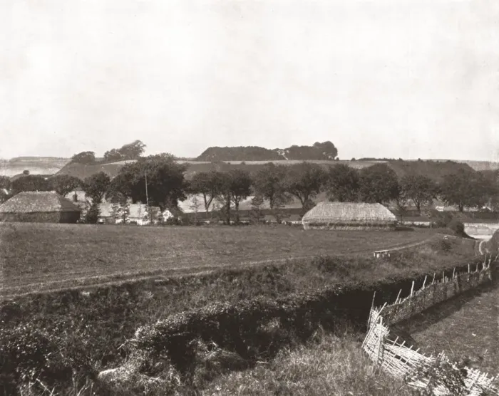 Framed Print : Old Sarum, Salisbury, Wiltshire, 1894. Creator: Unknown Framed Print : Old Sarum, Salisbury, Wiltshire, 1894. Creator: Unknown