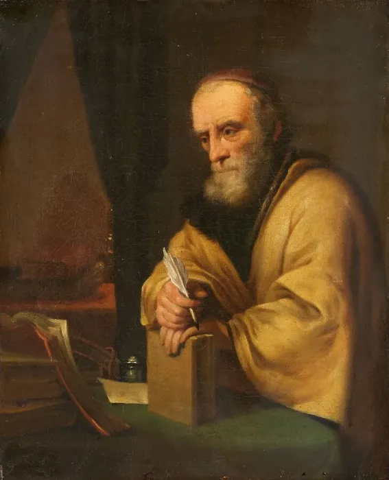 Framed Print : An old scholar, 1645-1672. Creator: Unknown Framed Print : An old scholar, 1645-1672. Creator: Unknown