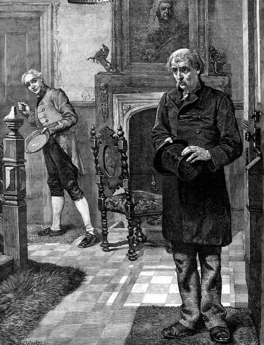 Framed Print : An Old School-Fellow, 1883. Creator: Eugene Froment Framed Print : An Old School-Fellow, 1883. Creator: Eugene Froment