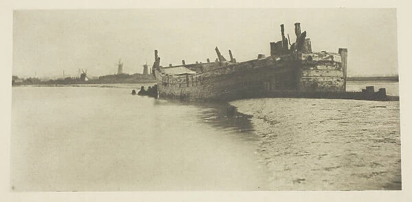 The old Ship, 1887. Creator: Peter Henry Emerson