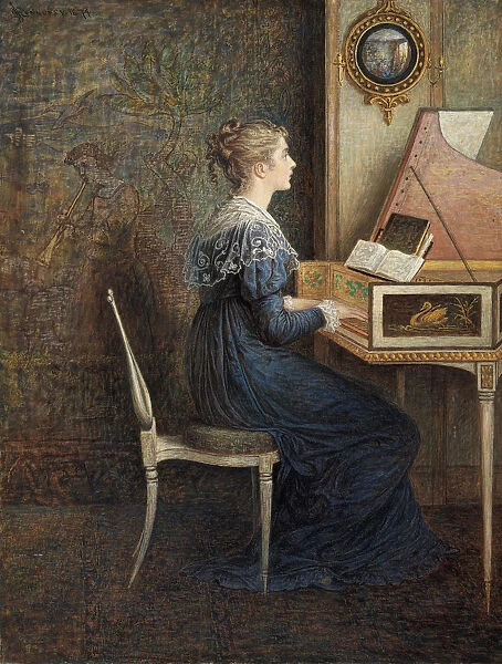 An Old Song, 1874. Creator: William John Hennessy