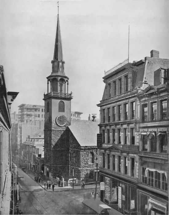 Framed Print : Old South Church, Boston, c1897. Creator: Unknown Framed Print : Old South Church, Boston, c1897. Creator: Unknown