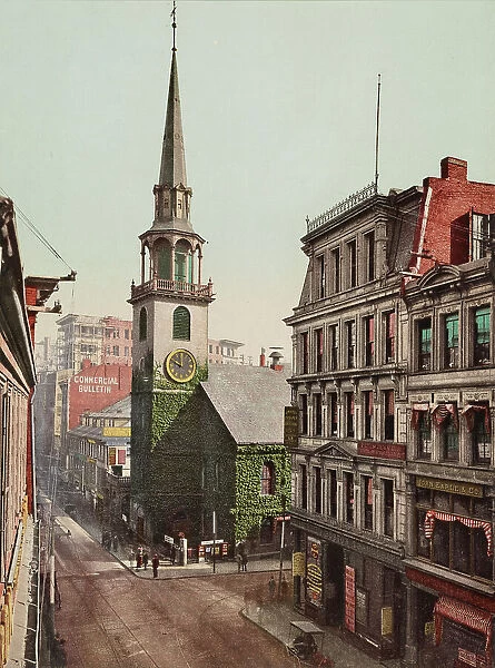 The Old South Church (i.e. Old South Meeting House), Boston, c1900. Creator: Unknown