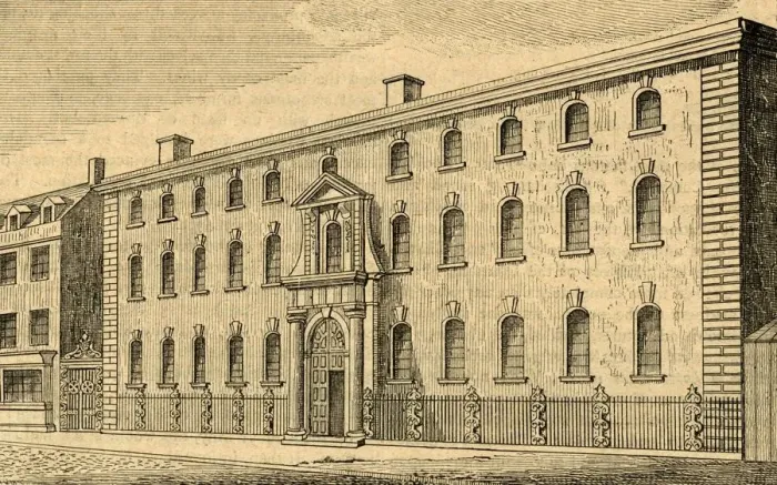 Framed Print : The Old South Sea House, (1897). Creator: Unknown Framed Print : The Old South Sea House, (1897). Creator: Unknown