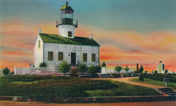 Framed Print : Old Spanish Lighthouse, Built 1850. San Diego, California, c1941 Framed Print : Old Spanish Lighthouse, Built 1850. San Diego, California, c1941