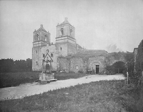 Old Spanish Mission, San Antonio, Texas, c1897. Creator: Unknown