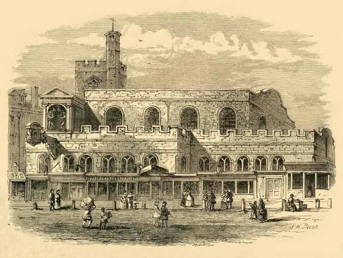 Framed Print : Old St. Dunstans Church, 1814, (1897). Creator: Unknown Framed Print : Old St. Dunstans Church, 1814, (1897). Creator: Unknown