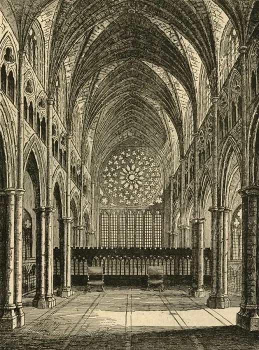 Framed Print : Old St. Paul s. - The Interior, Looking East, (1897). Creator: Unknown Framed Print : Old St. Paul s. - The Interior, Looking East, (1897). Creator: Unknown