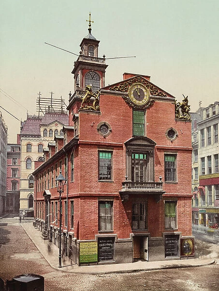 The Old State House, Boston, c1900. Creator: Unknown