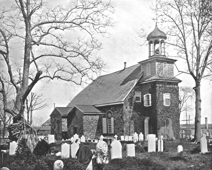 Framed Print : Old Swedes Church, Wilmington, Delaware, USA, c1900. Creator: Unknown Framed Print : Old Swedes Church, Wilmington, Delaware, USA, c1900. Creator: Unknown