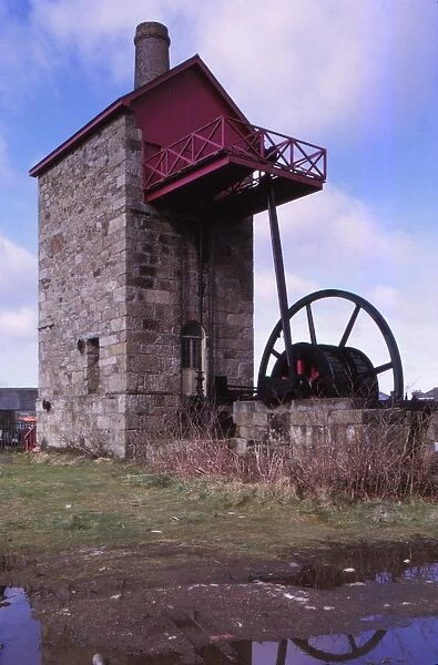 Old Tine Mine in Cambourne, Cornwall, 20th century. Artist: CM Dixon