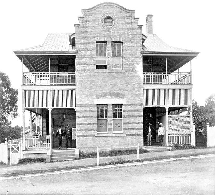 Framed Print : Old Toowong Post Office, High Street, c1905. Creator: Ernest Melville Framed Print : Old Toowong Post Office, High Street, c1905. Creator: Ernest Melville