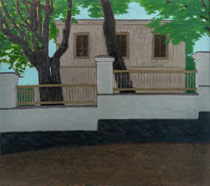 Framed Print : Old town house in Gavle, (c1940s). Creator: Pelle Swedlund Framed Print : Old town house in Gavle, (c1940s). Creator: Pelle Swedlund