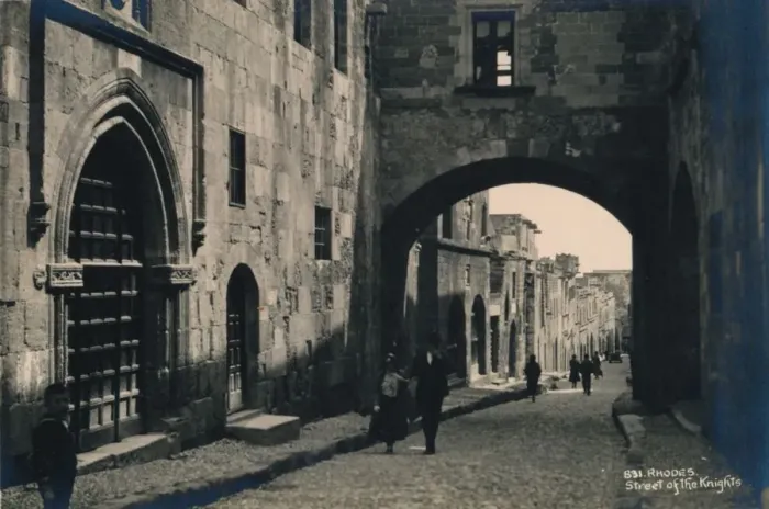 Framed Print : The Old Town of Rhodes, Greece, 1936 Framed Print : The Old Town of Rhodes, Greece, 1936
