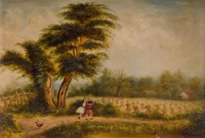 Framed Print : Old Tree at Alum Rock, 1840-1860. Alum Rock, Birmingham. Creator: Unknown Framed Print : Old Tree at Alum Rock, 1840-1860. Alum Rock, Birmingham. Creator: Unknown