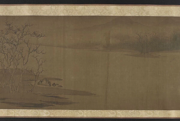 Old Trees and Cold Crows, in the style of Zhao Danian, Yuan or Ming dynasty, (14th century?). Creator: Unknown
