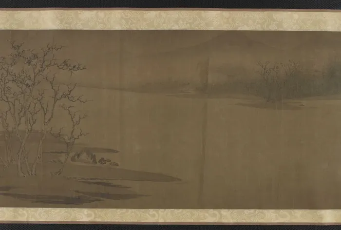 Framed Print : Old Trees and Cold Crows, in the style of Zhao Danian, Yuan or Ming dynasty, (14th century?). Creator: Unknown Framed Print : Old Trees and Cold Crows, in the style of Zhao Danian, Yuan or Ming dynasty, (14th century?). Creator: Unknown