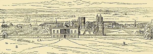 Old View of Greenwich Palace. (After Hollar. ), (c1878). Creator: Unknown