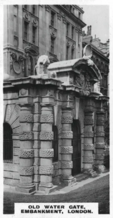 Framed Print : Old Water Gate, Embankment, London, c1920s Framed Print : Old Water Gate, Embankment, London, c1920s