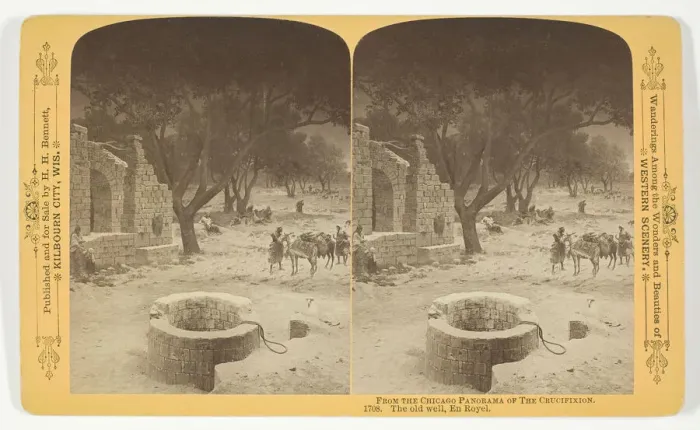 Framed Print : The old well, En Royel, 1893. Creator: Henry Hamilton Bennett Framed Print : The old well, En Royel, 1893. Creator: Henry Hamilton Bennett