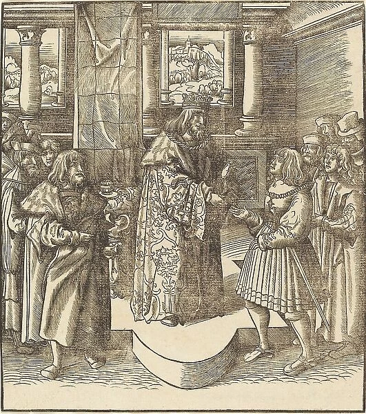 The Old White King Sending His Messengers to Portugal, 1514 / 1516. Creator: Leonhard Beck