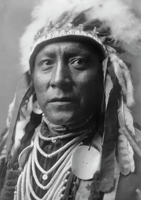 Framed Print : Old White Man, c1908. Creator: Edward Sheriff Curtis Framed Print : Old White Man, c1908. Creator: Edward Sheriff Curtis