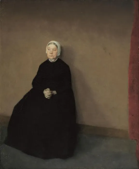 Framed Print : An old woman, 1886 Framed Print : An old woman, 1886