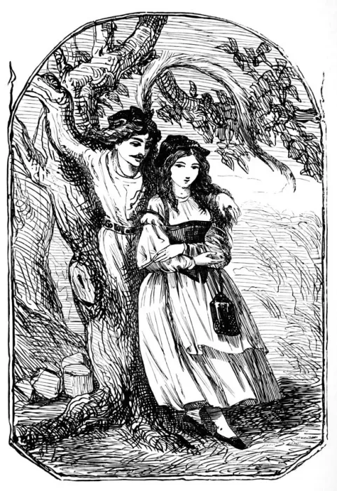 Framed Print : The Old Woman in the Wood, 1901. Artist: Edward Henry Wehnert Framed Print : The Old Woman in the Wood, 1901. Artist: Edward Henry Wehnert