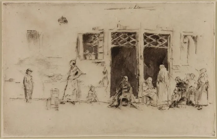 Framed Print : Old Women, 1879-1880. Creator: James Abbott McNeill Whistler Framed Print : Old Women, 1879-1880. Creator: James Abbott McNeill Whistler
