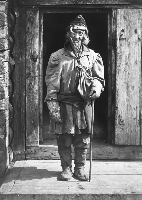 Framed Print : An old Yakut, 1890. Creator: Unknown Framed Print : An old Yakut, 1890. Creator: Unknown