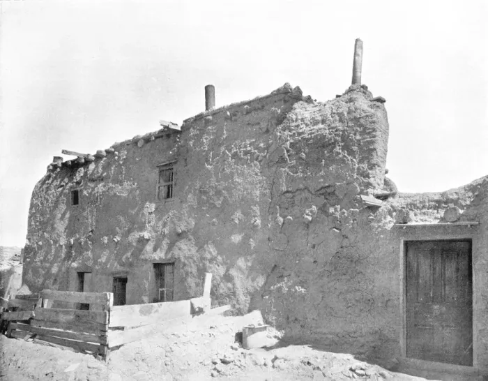 Framed Print : Oldest House in the United States, Santa Fe, New Mexico, USA, c1900. Creator: Unknown Framed Print : Oldest House in the United States, Santa Fe, New Mexico, USA, c1900. Creator: Unknown