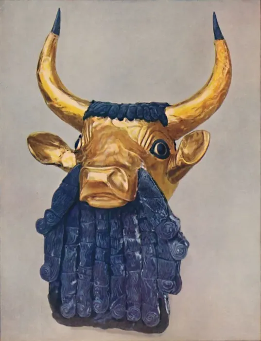 Framed Print : Oldest Known Examples of the Goldsmiths Art: Masterpieces of Sumerian Culture, c1935 Framed Print : Oldest Known Examples of the Goldsmiths Art: Masterpieces of Sumerian Culture, c1935