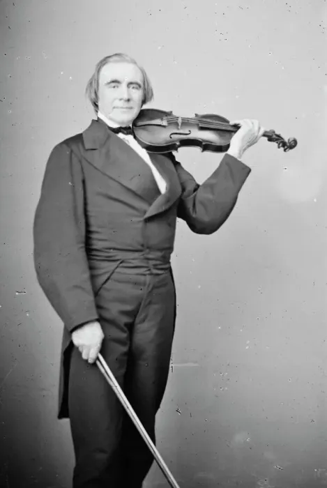 Framed Print : Ole Bull, between 1855 and 1865. Creator: Unknown Framed Print : Ole Bull, between 1855 and 1865. Creator: Unknown