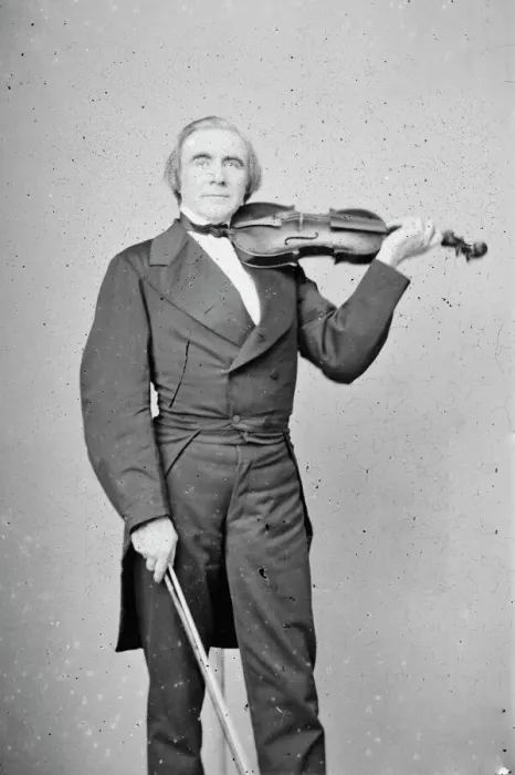 Framed Print : Ole Bull, between 1855 and 1865. Creator: Unknown Framed Print : Ole Bull, between 1855 and 1865. Creator: Unknown