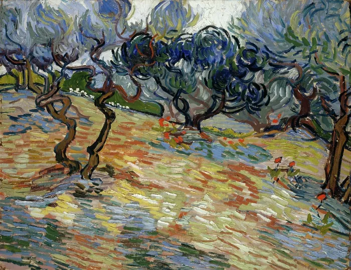 Framed Print : Olive Trees, 1889. Creator: Gogh, Vincent, van (1853-1890) Framed Print : Olive Trees, 1889. Creator: Gogh, Vincent, van (1853-1890)