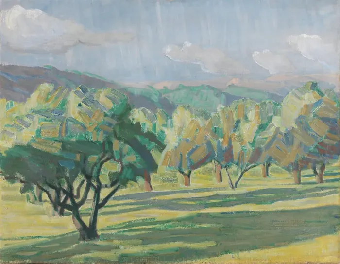 Framed Print : Olive Trees, Cagnes, 1923. Creator: Niels Larsen Stevns Framed Print : Olive Trees, Cagnes, 1923. Creator: Niels Larsen Stevns