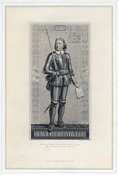 Oliver Cromwell (1599-1658), 19th century. Artist: JJ Crew
