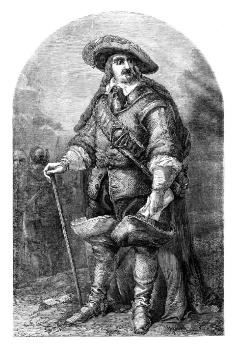 Framed Print : Oliver Cromwell (1599-1658), c18th century (c1902) Framed Print : Oliver Cromwell (1599-1658), c18th century (c1902)