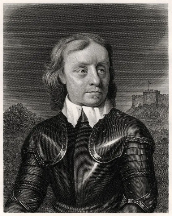 Framed Print : Oliver Cromwell, 19th century Framed Print : Oliver Cromwell, 19th century